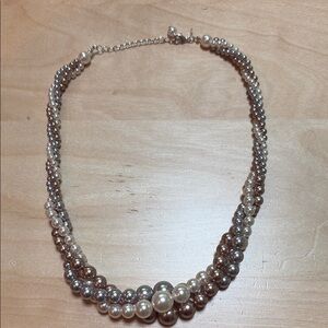 Vintage RMN three strand Pearl Necklace